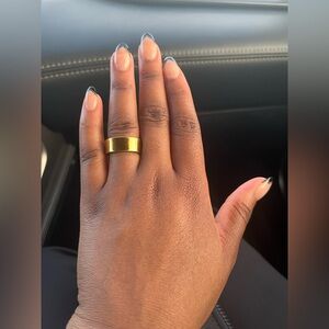 Ultrahuman Gold Air Ring Size 6